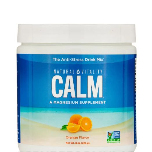 Natural Vitality Natural Calm, Orange Flavor - 8 oz (226 Grams)