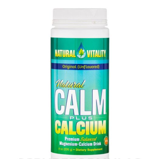 Natural Vitality Natural Calm Plus Calcium, Unflavored - 8 oz (226 Grams)