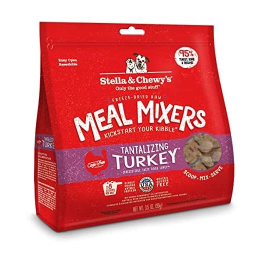 Stella & Chewy's Pet Supplies 1 Pouch Freeze Dried Super Meal Mixers Turkey
