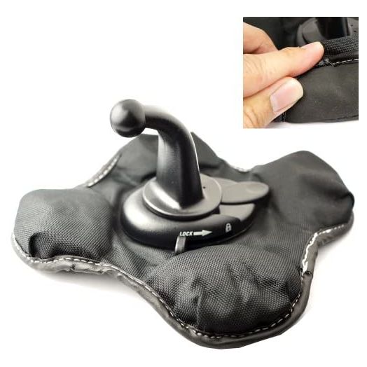 ChargerCity NonSkid Beanbag Friction Mount for Garmin Drive DriveSmart DriveAssist Drive Luxe Nuvi 24xx 25xx 2595 2598 2599 50 51 52 54 55 55LM 56 56 57 57LM 57LMT 58 58LM 58LMT 60 61 65 66 67 68 GPS