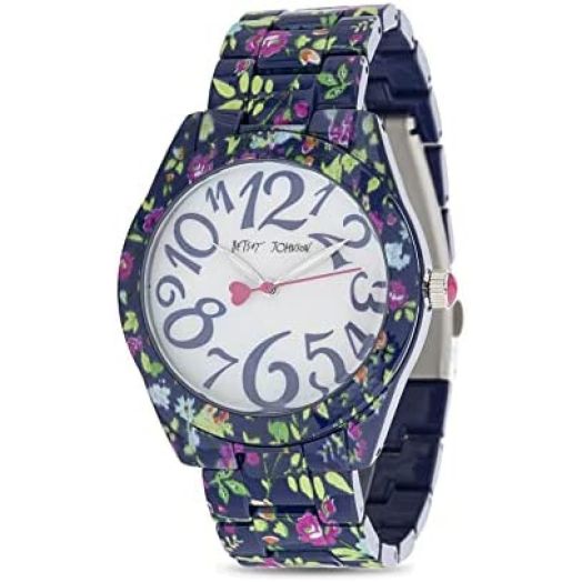 BETSEY JOHNSON Women's Watch – Time Skating Wristwatch, 3 Hand Quartz Movement: BJW034