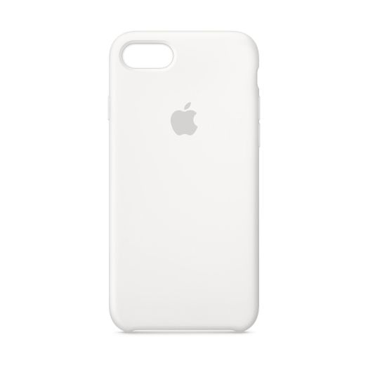 Apple Silicone Case for iPhone SE, iPhone 8 & iPhone 7 - White