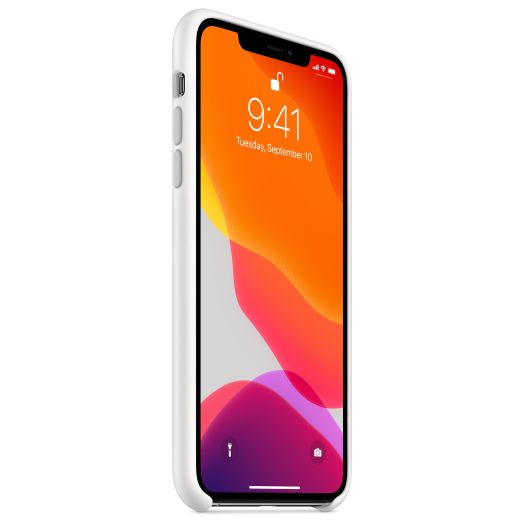 iPhone 11 Pro Max Silicone Case - White