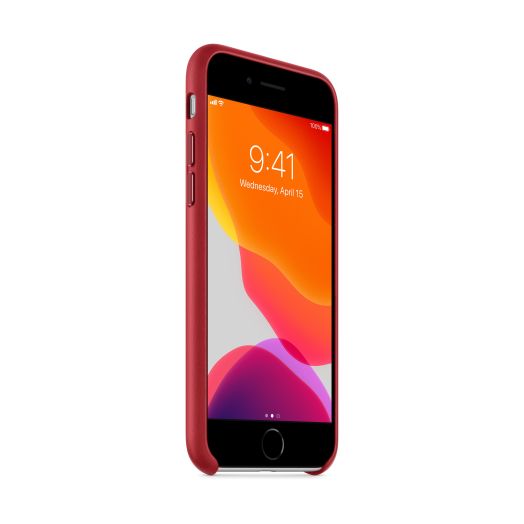 iPhone SE Leather Case - (PRODUCT)RED