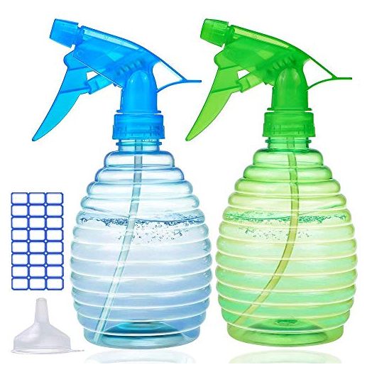Spray Bottles (16oz), Adjustable Empty Spray Bottles