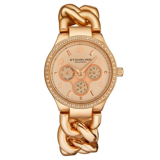 Stuhrling Original Women's Dress Watch - 813S.04 Luxury Diamond Timepiece with Stainless Steel Case