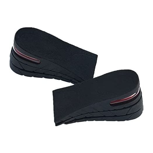 Height Increase Insoles 3-Layer Air up Shoe Lifts Elevator Shoes Insole -6 cm (2.4 inches) Heels Lift Inserts for Men and Women