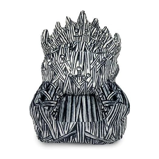 Buckle-Down Dog Toy, Warner Bros, Plush Squeaker Game of Thrones, The Iron Throne Seat