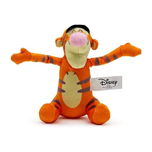 Buckle-Down Disney Dog Toy, Winnie The Pooh Tiggers Arms Up Sitting Pose Pet Toy, Plush