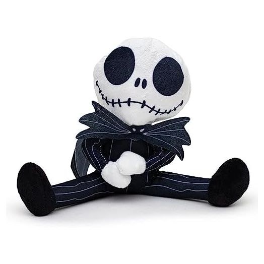Buckle-Down Disney Dog Toy, The Nightmare Before Christmas Jack Sitting Pose Pet Toy, Plush