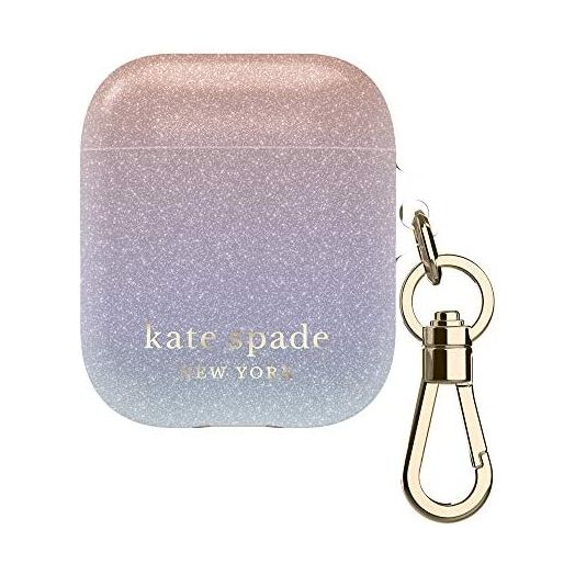kate spade new york Protective Case for AirPods (1st & 2nd Generation) - Ombre Glitter Pink