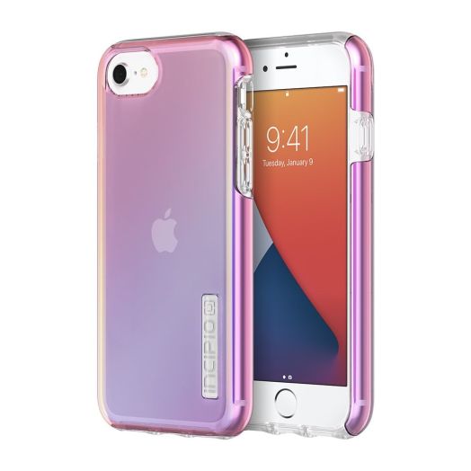 WM-IPH-1976-PPIR Incipio DualPro Platinum for iPhone SE (2020), iPhone 8, iPhone 7 & iPhone 6s/6 - Purple Iridescent