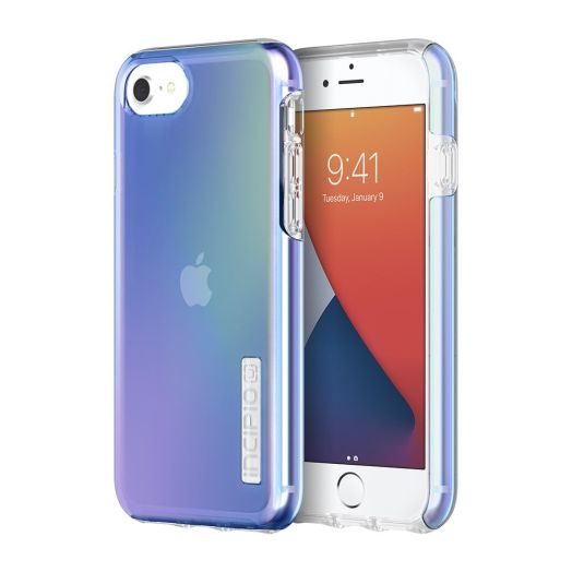 WM-IPH-1976-OSIR Incipio DualPro Platinum for iPhone SE (2020), iPhone 8, iPhone 7 & iPhone 6s/6 - Oil Slick Iridescent