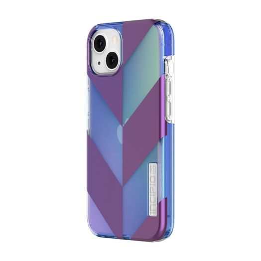 Incipio DualPro Platinum for iPhone 13 - Chevron Iridescent