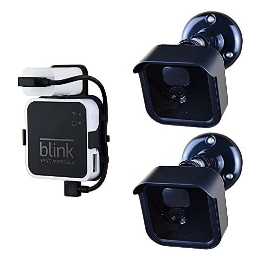 All-New Blink Outdoor Camera Mount Bracket with Outlet Wall Mount for Blink Sync Module 2 for Blink Outdoor Camera System (Blink Camera Not Include) 2PACK