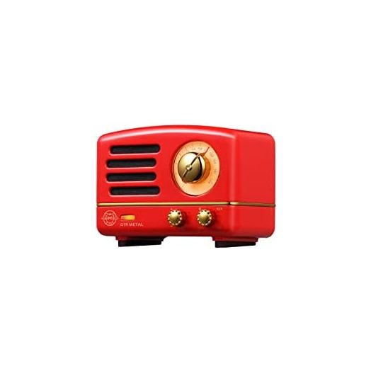 Retro Bluetooth Speaker, Muzen OTR Metal Vintage FM/AUX Radio with Old Fashioned Classic Style, Portable Wireless Loud Volume Speaker for Home, Office, Kitchen,Party,Travel,Outdoor