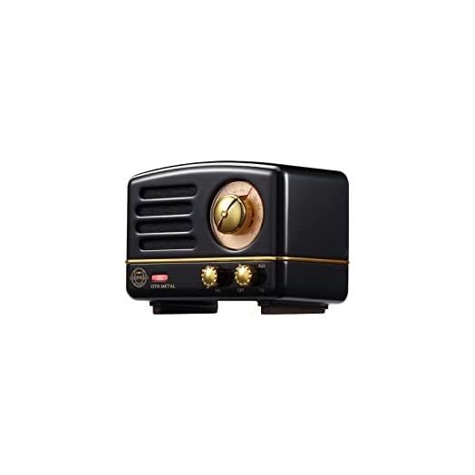 Retro Bluetooth Speaker, Muzen OTR Metal Vintage FM/AUX Radio with Old Fashioned Classic Style, Portable Wireless Loud Volume Speaker for Home, Office, Kitchen,Party,Travel,Outdoor