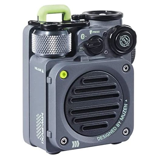 Muzen Wild Mini Rugged Outdoor Speaker, Bluetooth Portable Speaker with Louder Volume, Crystal Clear Sound, Wireless Waterproof Speakers for Travel, Outdoor