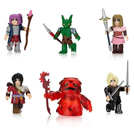 Roblox Action Collection - World Zero Six Figure Pack [Includes Exclusive Virtual Item]