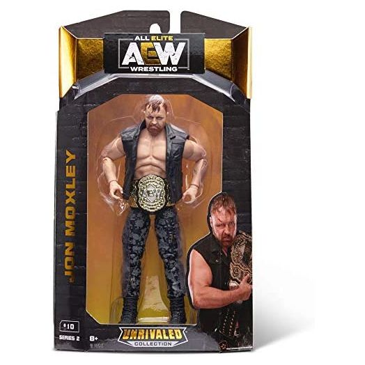 AEW All Elite Wrestling Unrivaled Collection Jon Moxley - 6.5-Inch Action Figure - Series 2, Multicolor