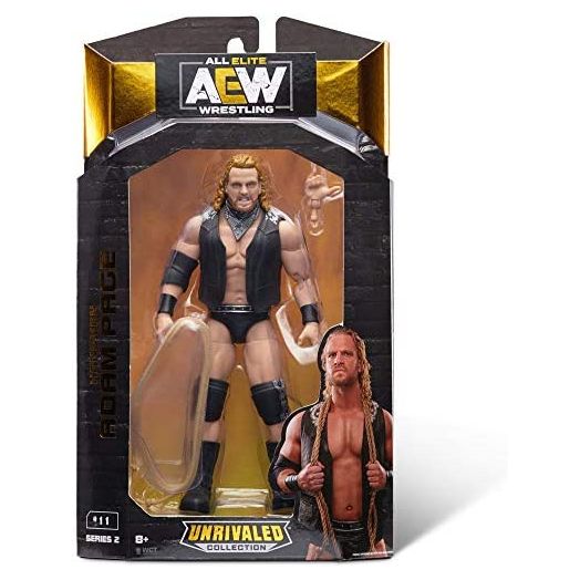 AEW All Elite Wrestling Unrivaled Collection “Hangman” Adam Page - 6.5-Inch Action Figure, Multicolor