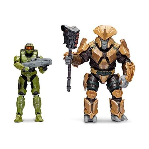 Halo 4" “World of Halo” Two Figure Pack – Master Chief vs. Brute Chieftain