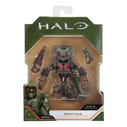 Halo Infinite World of Halo 4" Figures Series 1 2 3 4 Collection (Choose Figure) (Grunt Mule)