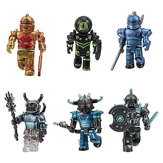 Roblox Action Collection - Champions of Roblox 15th Anniversary Gold Six Figure Pack [Includes Exclusive Virtual Item]