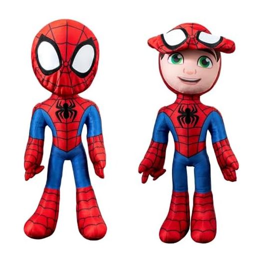 Marvel Spidey and His Amazing Friends - Feature Plush Spidey Secret Hero Reveal - 12” Plush with Sounds - Toys for Kids Ages 3 + - Superhero Toys for Kids 3 and Up