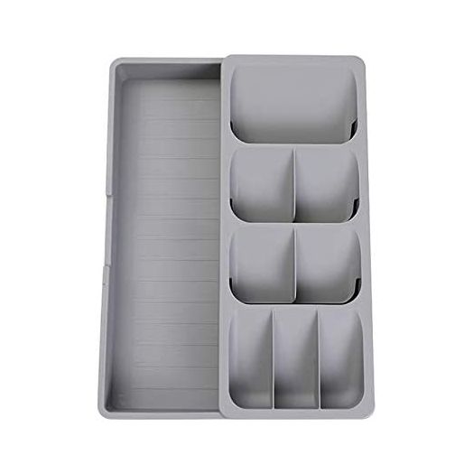 Faridabio Silverware Organizer Storage Tray,Cutlery Expandable Organizer for Kitchen Drawer Holding Flatware Spoons Forks