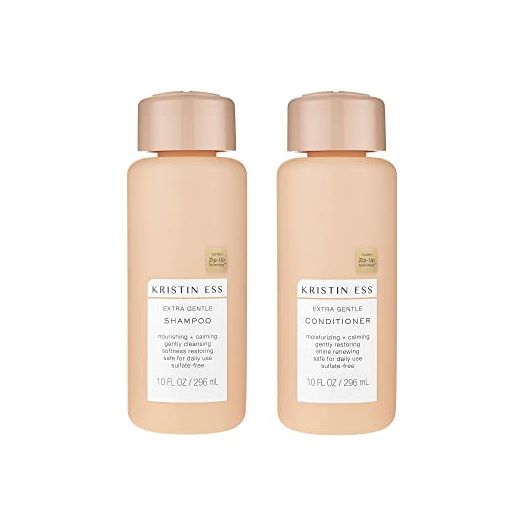 Kristin Ess Extra Gentle Shampoo + Conditioner Bundle, Sensitive Skin + Scalp (2 Piece Set)
