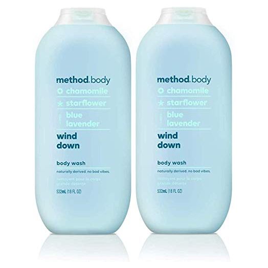 Method Body Wash, Wind Down, 18 FL OZ (532ml) - 2-PACK