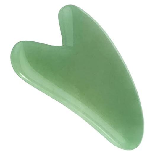 Rosenice Gua Sha Facial Tool Jade Stone Guasha for Face Body Massage SPA Acupuncture Therapy Trigger Point Treatment