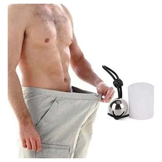 Metal Ball Heavy Weight Hanger Stretcher Penis Extender Enlargement Cock Ring Male Chastity Device Sex Toys