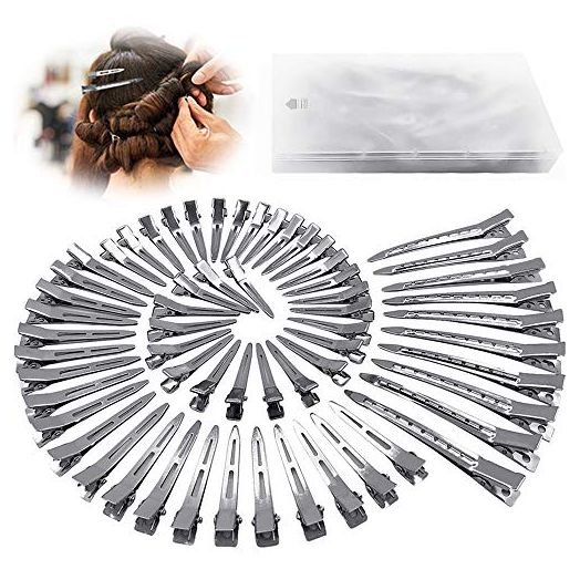 60Pcs Metal Duck Billed Hair Clips