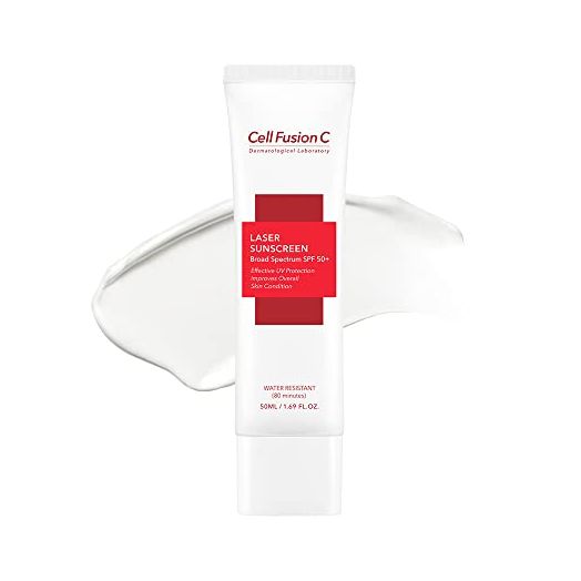 Cell Fusion C Laser Sunscreen 50ml/1.69 fl.oz - SPF 50+ | Reef Safe, Anti-aging, Water resistant facial sunscreen, Face moisturizer with spf, Facial skin care products, Sunblock, Sun Protection