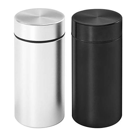 Aluminum Storage Jar Portable Airtight Smell Proof Container Bottle Multipurpose Storage Container for Spices, Coffee & Teas 80ml