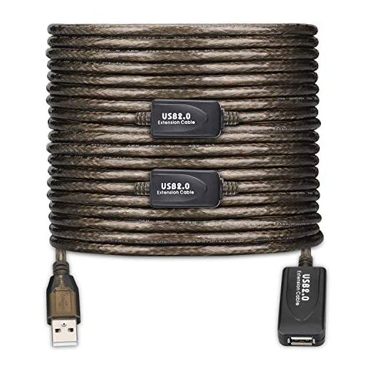 LDKCOK USB 2.0 Type A Male to A Female Active Repeater Extension Cable 100ft, High Speed 480 Mbps
