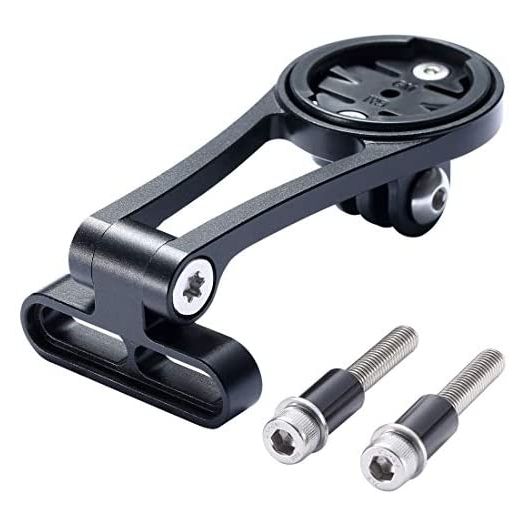Dymoece Adjustable Out Front Bike Computer Combo Extended Mount for Garmin Edge 25 130 200 500 510 520 800 810 820 1000 1030