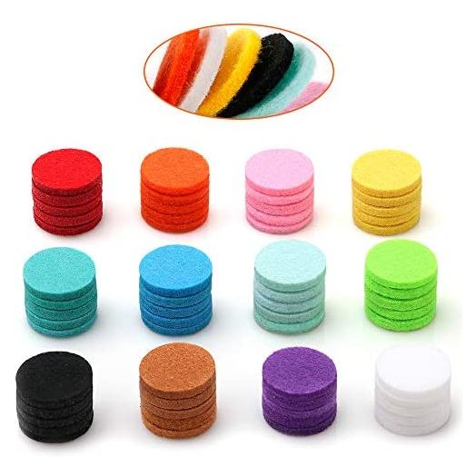 Maromalife 60 PCS Essential Oil Refill Pads, 0.67 Inch Felt Pads Aromatherapy Replacement Pads for Diffuser