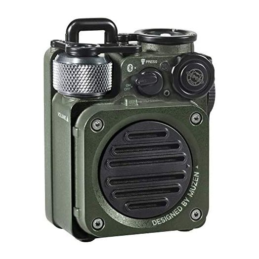Bluetooth Speaker, MUZEN Wild Mini Portable Bluetooth Speaker with IPX5 Waterproof, Loud Volume, Stereo Sound, 5.0 Wireless Bluetooth Speaker for Outdoor, Travel (Green)