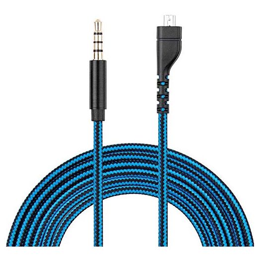 Aimuli Replacement Audio Cable for SteelSeries Arctis 3, Arctis Pro Wireless, Arctis 5, Arctis 7, Arctis Pro Gaming Headset 2m/6.5 Feet(Blue)