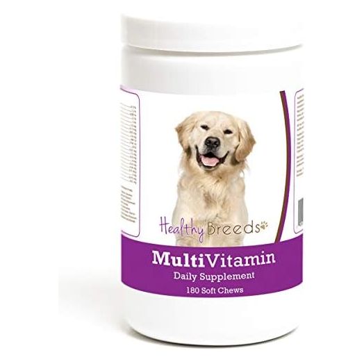 Healthy Breeds Golden Retriever Multivitamin Soft Chew for Dogs 180 Count