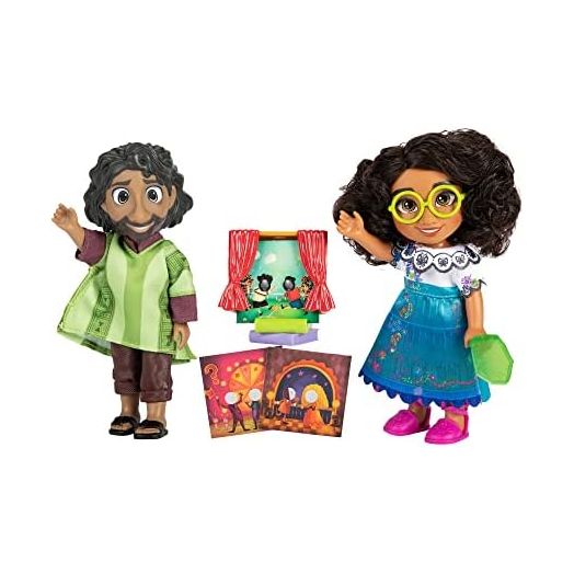 Disney Encanto Mirabel & Bruno Petite Dolls Storytelling Gift Set - Each Doll Stands 6 Inches Tall
