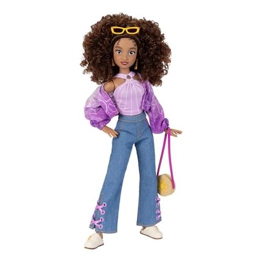 Dolls Rapunzel 11.5" Tall with 13 Points of Articulation, Two Complete Mix-and-Match Outfits and Glittery Mickey Ring for You!