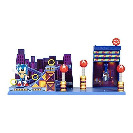 Sonic The Hedgehog Action Figures 2.5" Studiopolis Zone Playset