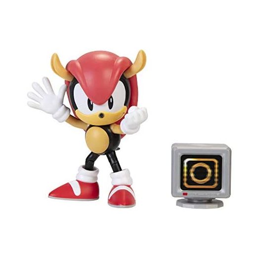 Sonic The Hedgehog Action Figure 4-Inch Mighty with Monitor Accessory