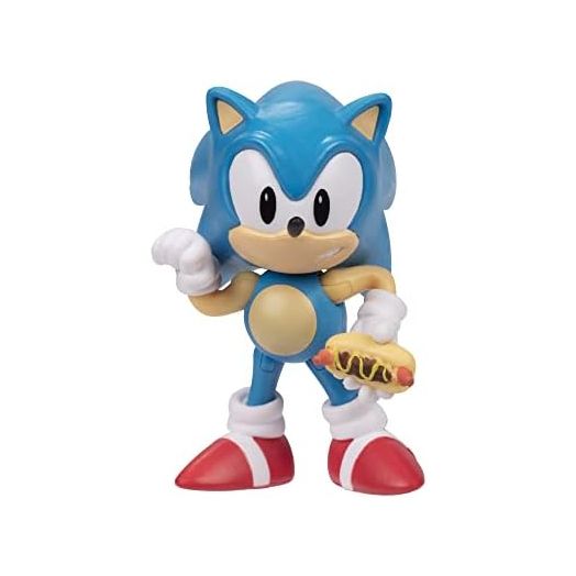 Sonic The Hedgehog 2.5-Inch Action Figure Classic Sonic with Hot Dog Collectible Toy