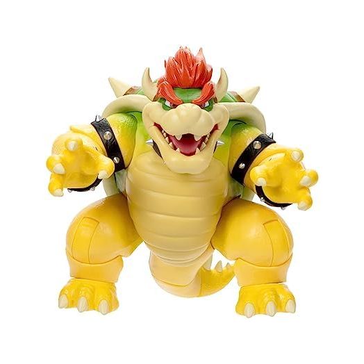 The Super Mario Bros. Movie 7-Inch Feature Bowser Action Figure with Fire Breathing Effects