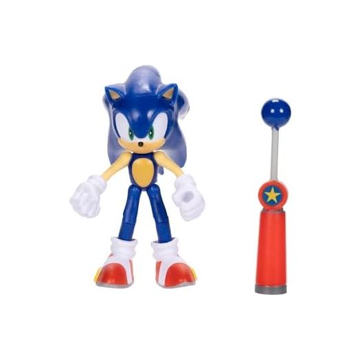 Sonic the Hedgehog 4-inch Sonic Action Figure with Blue Checkpoint Accessory. Ages 3+ (Officially licensed by Sega)